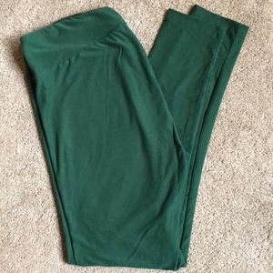 LueLaRoe Forest Green Leggings (Tall and Curvy)